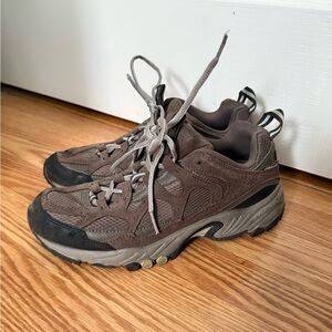 Columbia Women’s Brown and Blue Hiking Tennis Shoes